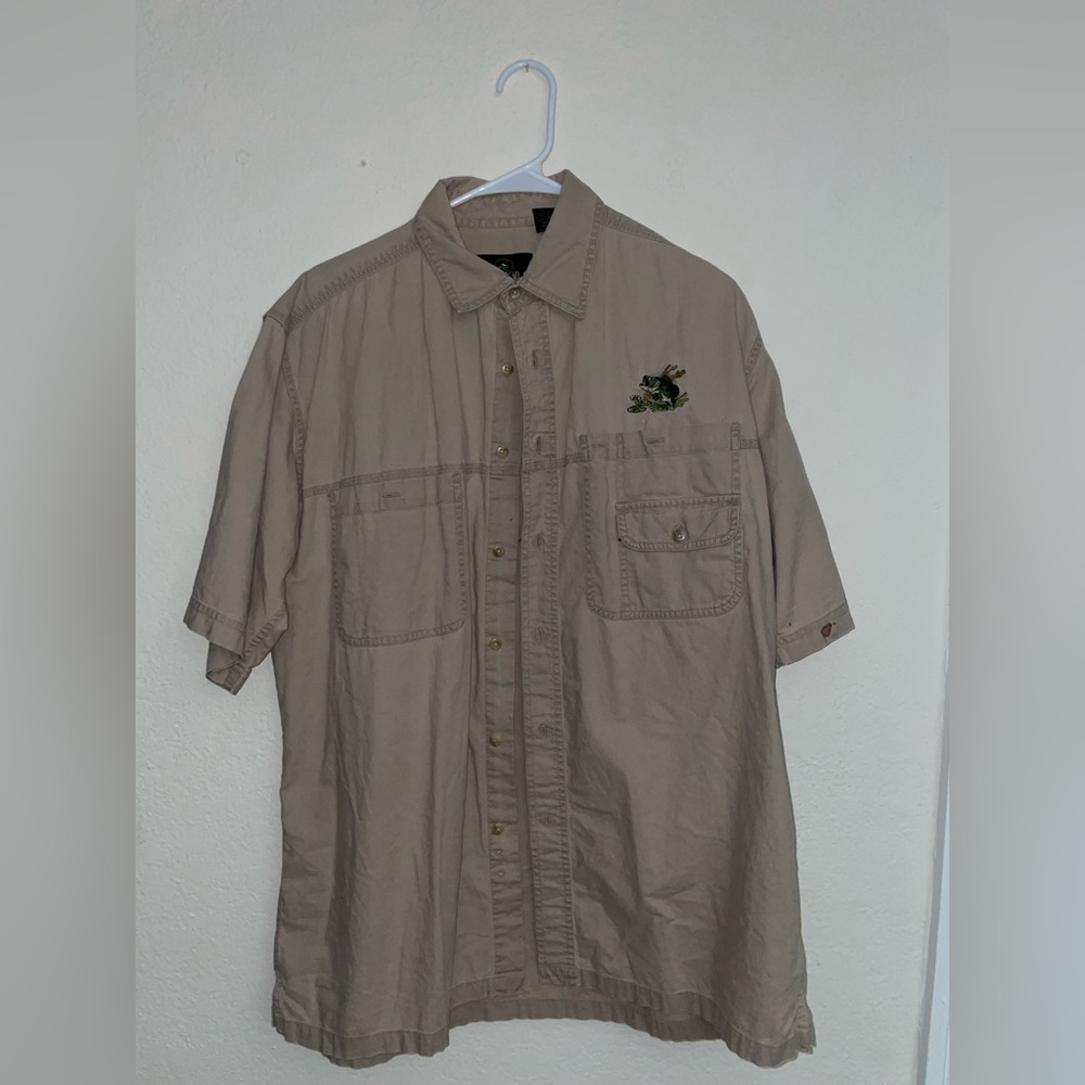 Redhead button up shirt